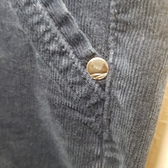 𝅺Windriver High Rise Blue Corduroy Pants - Picture 8 of 11